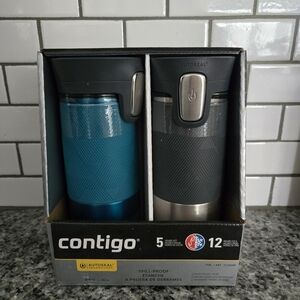 Contigo spill proof travel mugs 2 16oz.